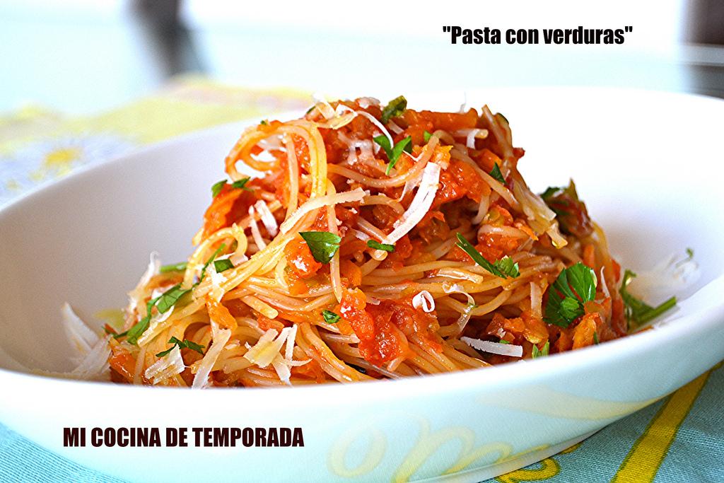 Pasta con verduras 010