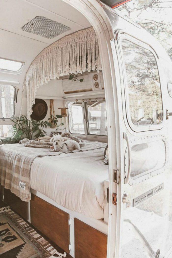 Estilo bohemio para una casa sobre ruedas