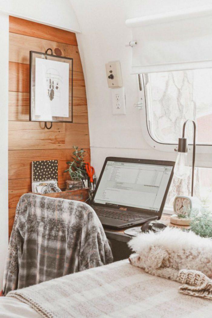 Estilo bohemio para una casa sobre ruedas