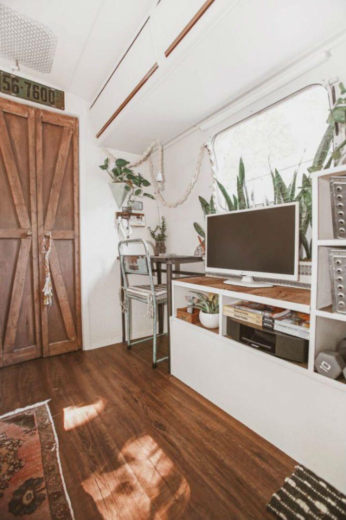 Estilo bohemio para una casa sobre ruedas
