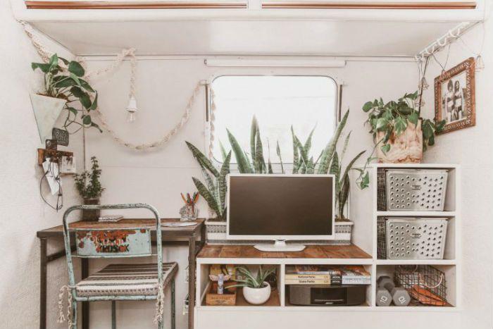 Estilo bohemio para una casa sobre ruedas