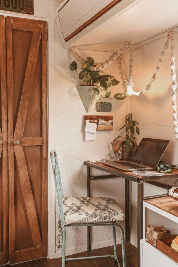 Estilo bohemio para una casa sobre ruedas