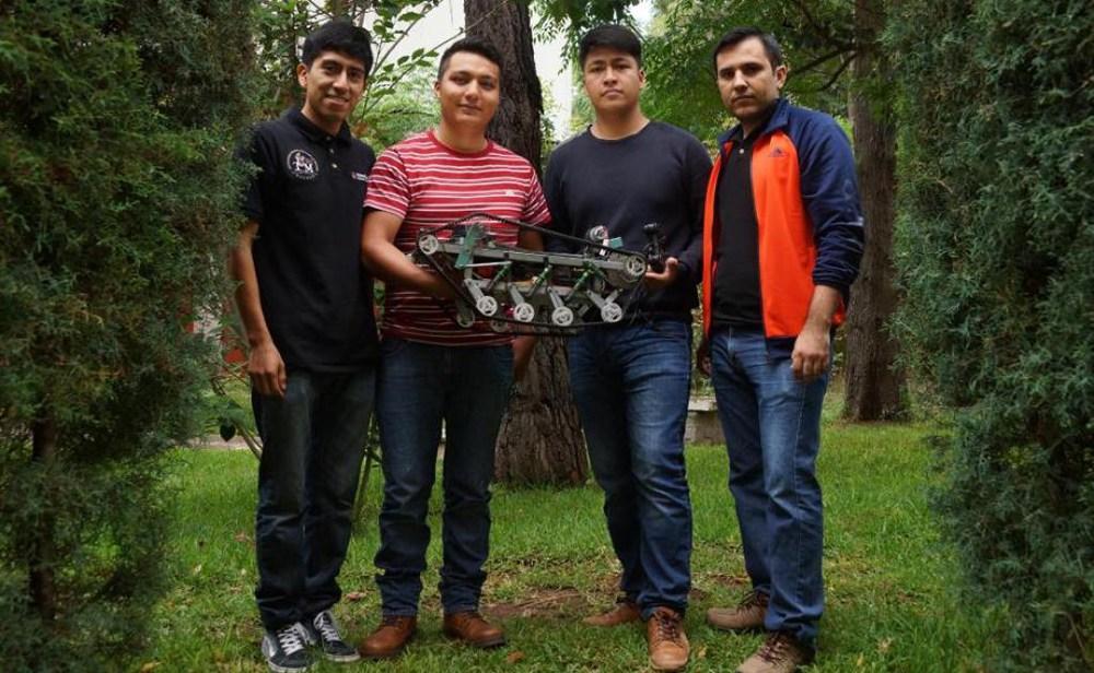 Universitarios oaxaqueños crean robot de rescate para sismos