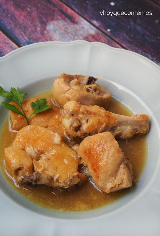 pollo en salsa facil 2