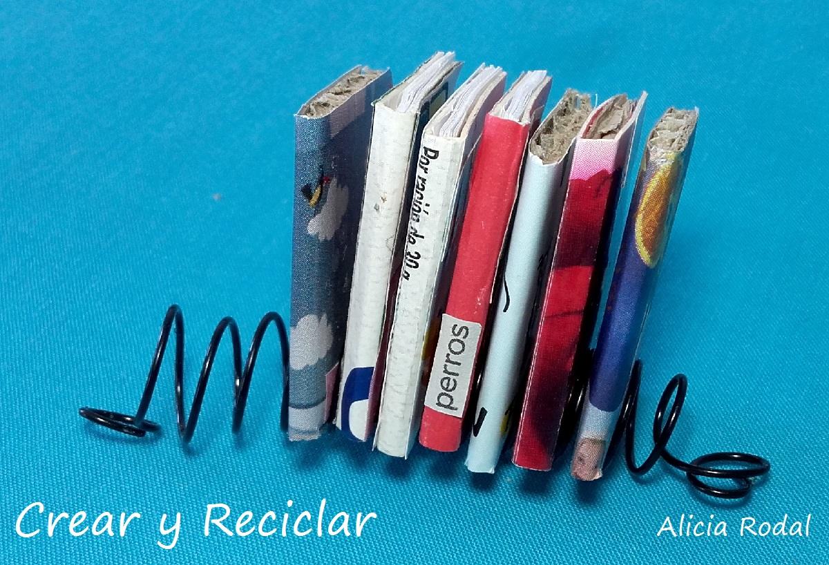 Mini libros, diario, cuadernos y blocks de dibujo DIY