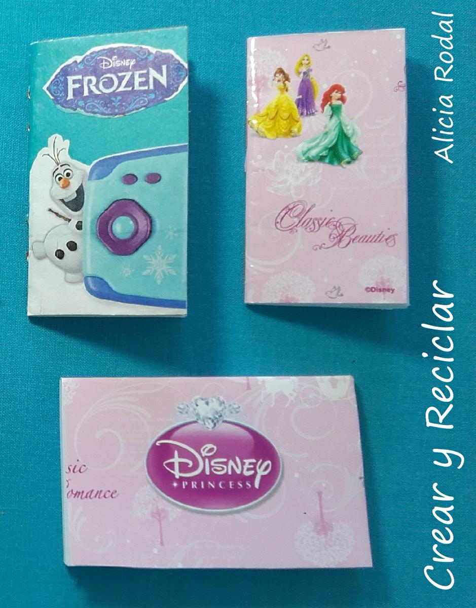 Mini libros, diario, cuadernos y blocks de dibujo DIY