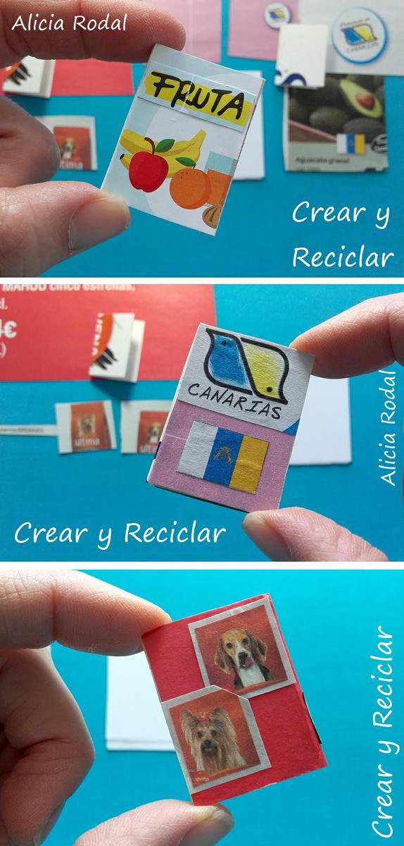 Mini libros, diario, cuadernos y blocks de dibujo DIY