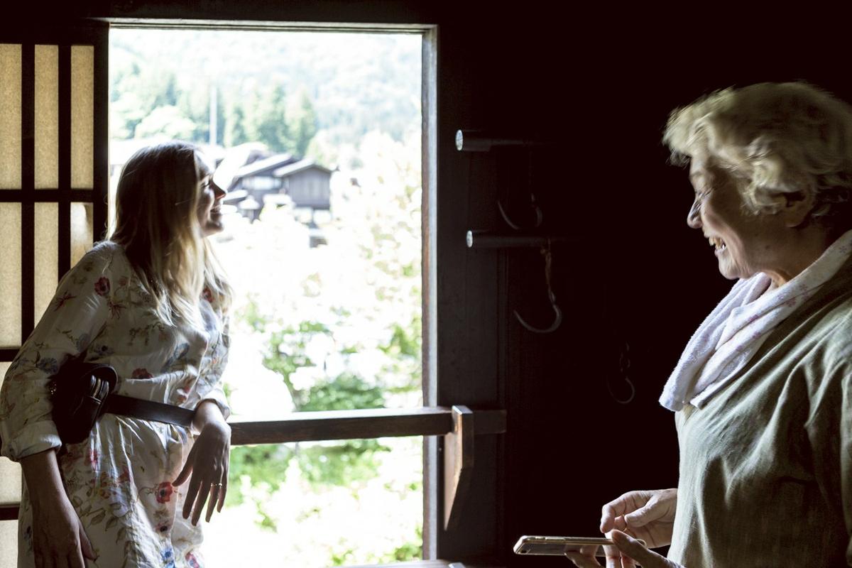 Marta Simonet en Shirakawago (Japón)
