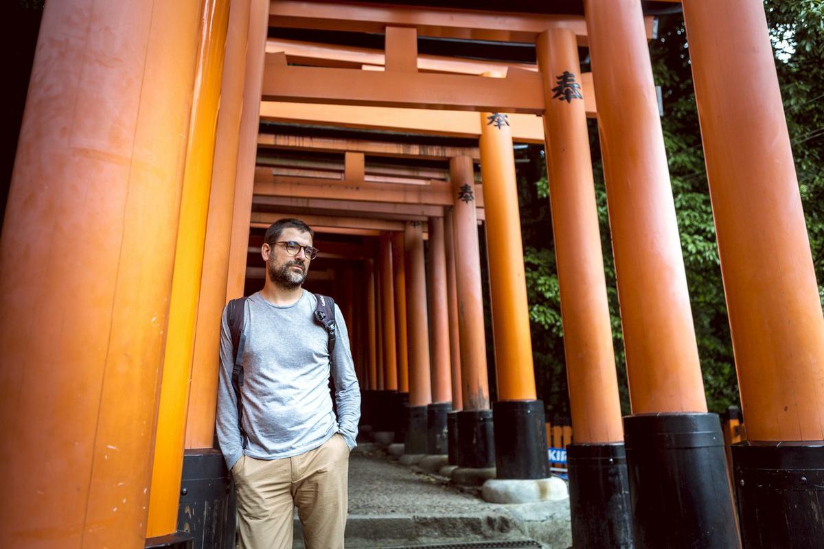 Jaime Collazos en Kioto (Japón)