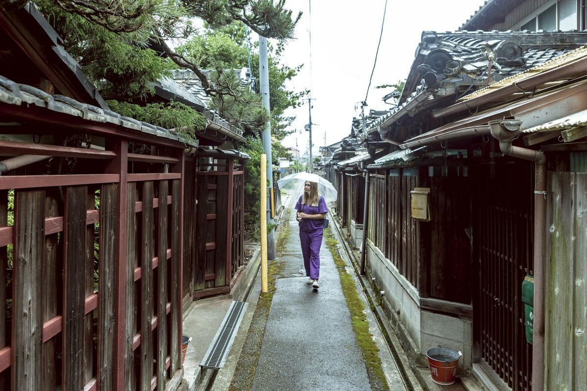 Marta Simonet en Hikone (Japón)