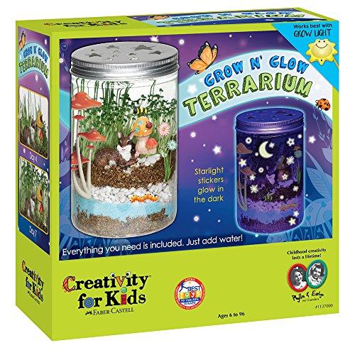 Creativity for Kids Grow n Glow Terrarium - Science Kit for Kids
