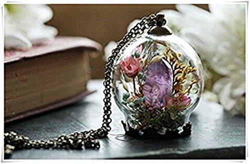 One Life ,one jewerly Amethyst crystal necklace, crystal terrarium necklace, quartz point, raw Amethyst, purple amethyst, green moss terrarium, gifts for her