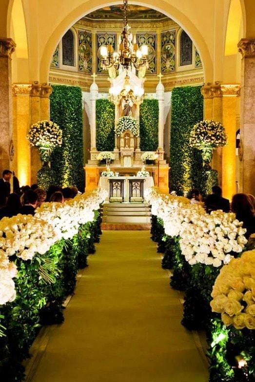 decorar la iglesia para una boda
