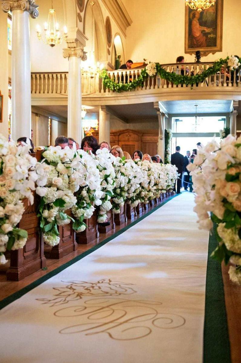 decorar la iglesia para una boda