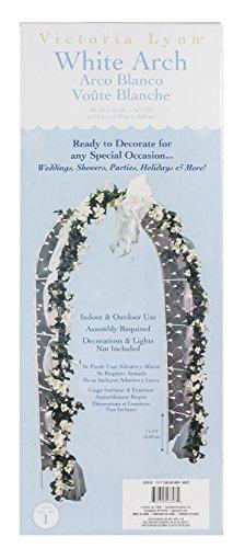 Darice 5209-05 Tubular Decorative Wedding Arch, 72-Inch, White