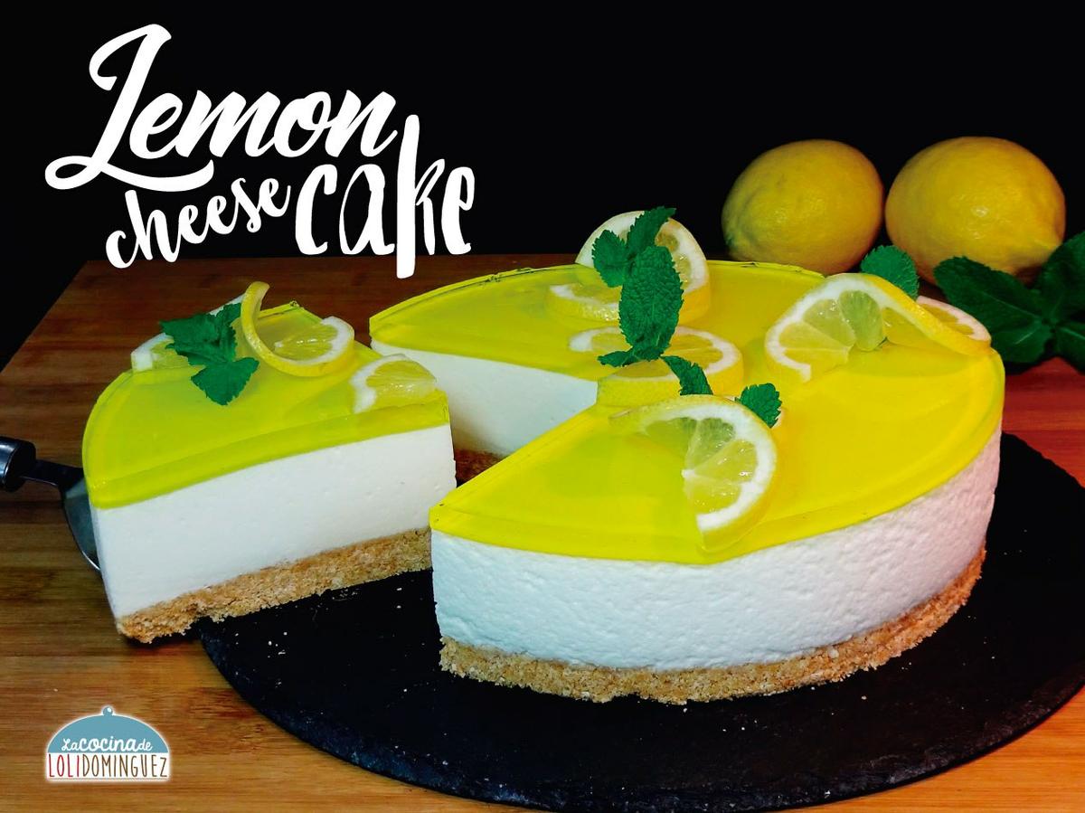 Lemon cheesecake - Tarta de queso y limón tipo mousse (SIN HORNO) - Pay de limón
