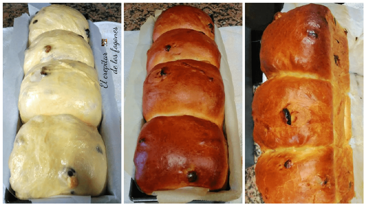 pan de molde con mezcla