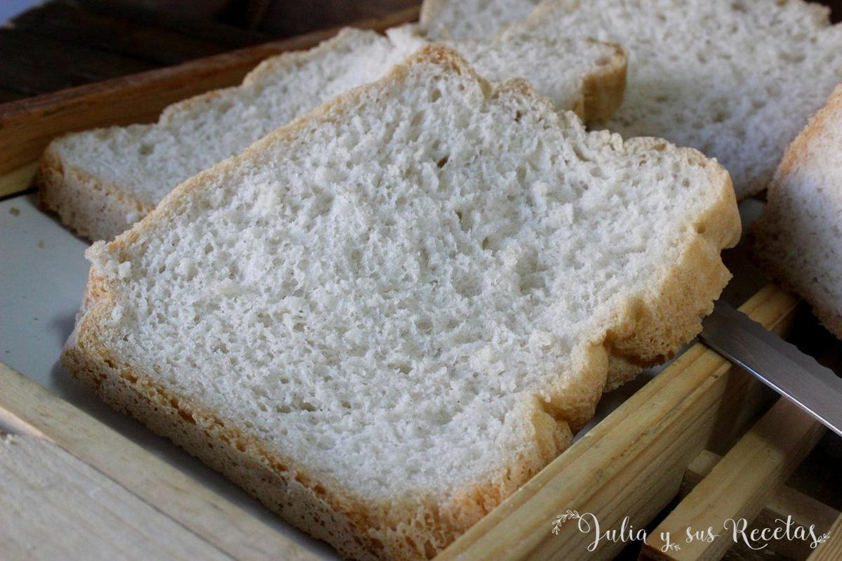 pan de molde con mezcla