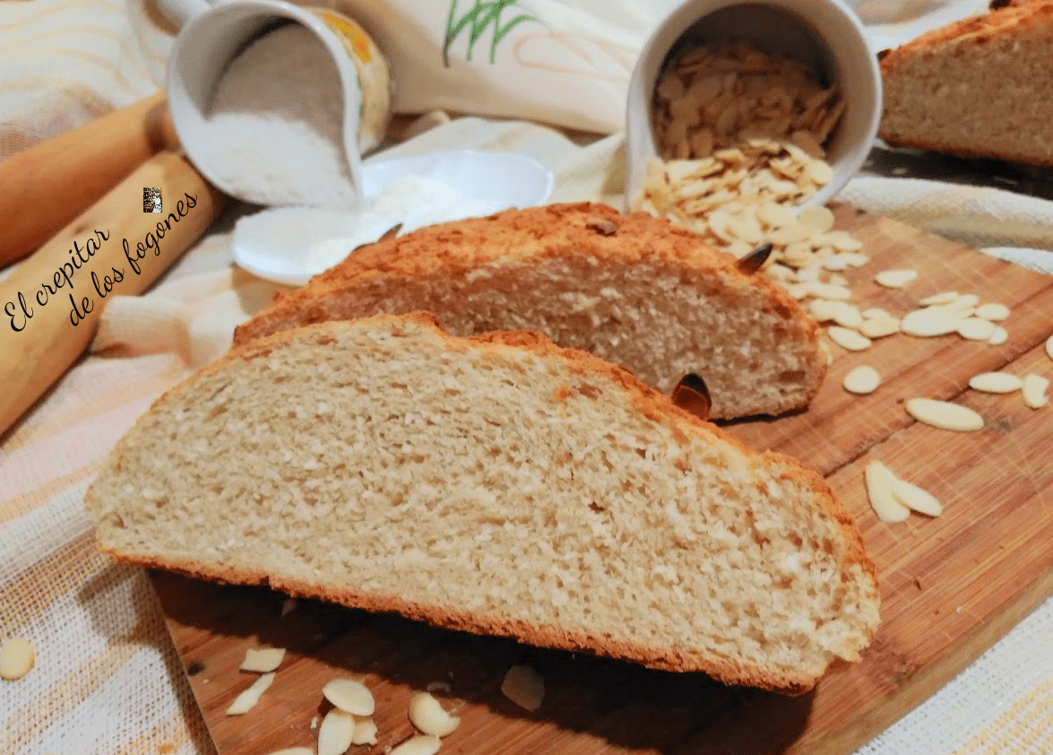 pan de molde con mezcla