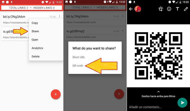 Cómo acortar URL desde un teléfono móvil el mejor acortador de enlaces de Internet para Android e iOS tutorial paso a paso