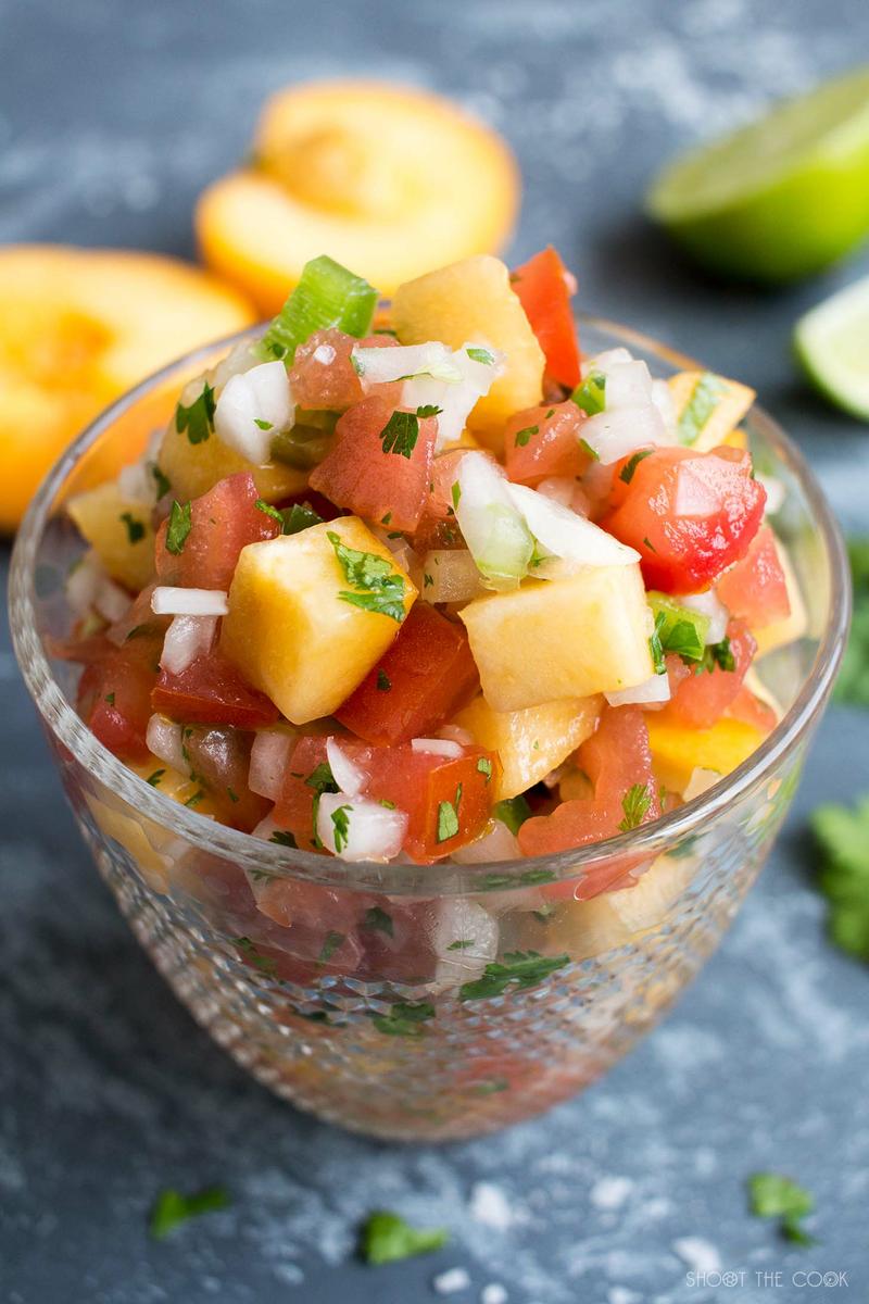 tacos de pollo con pico de gallo