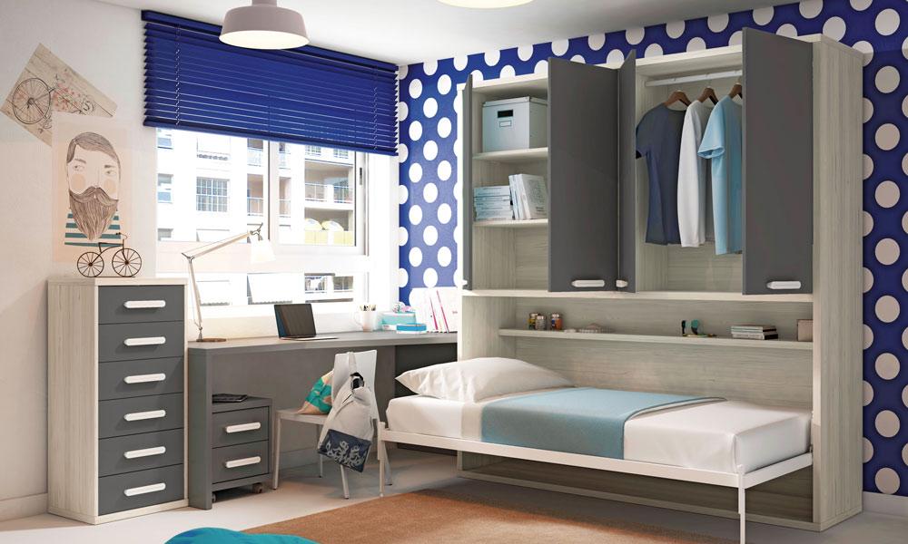 Cama abatible con armario SPACE-UP Conforama