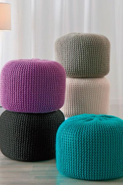 Pouf CROCHET Conforama