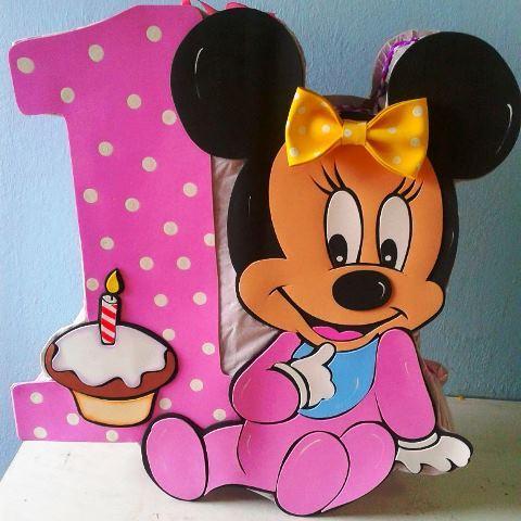 minnie mouse bebe decoracion goma eva foami