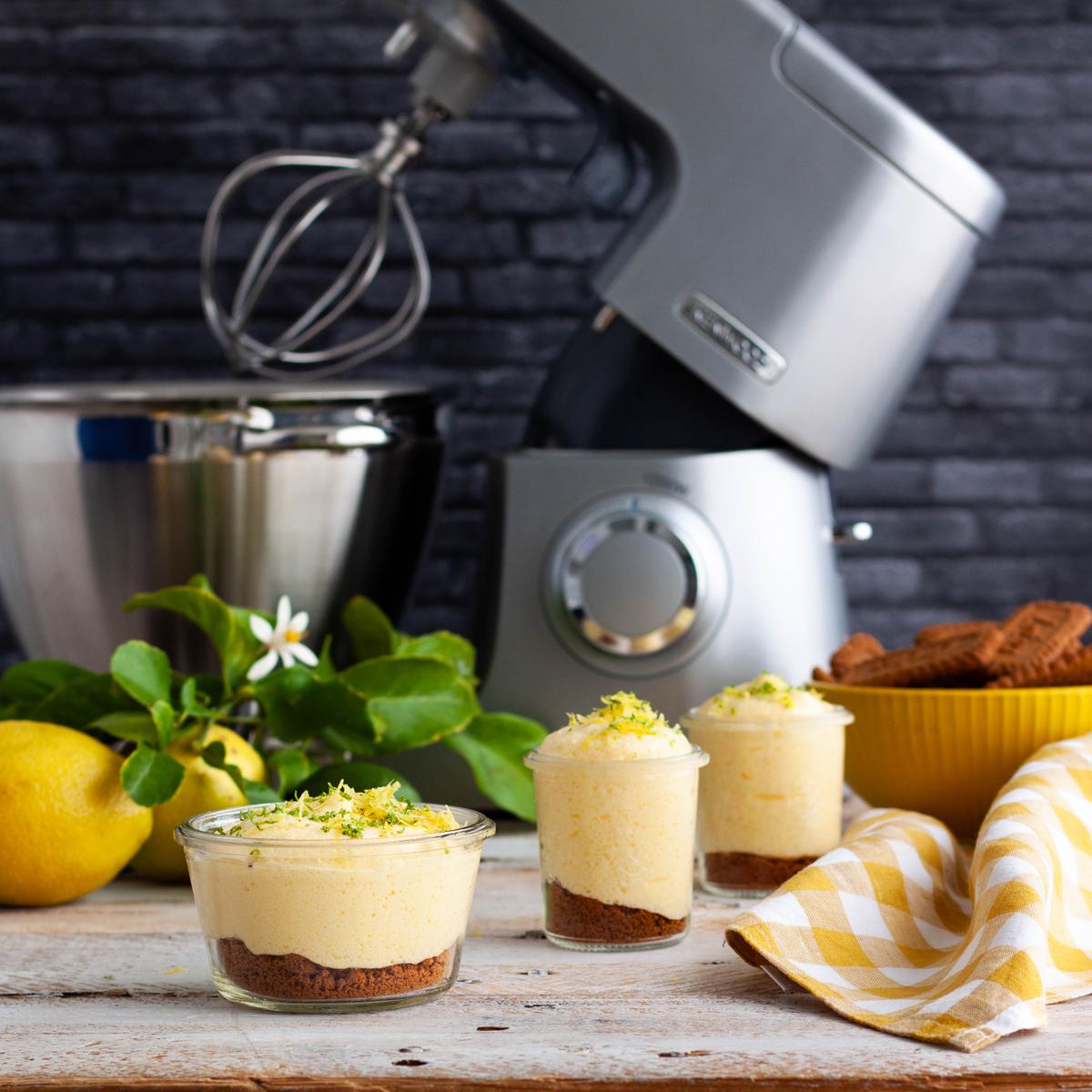 Mousse de lima limón