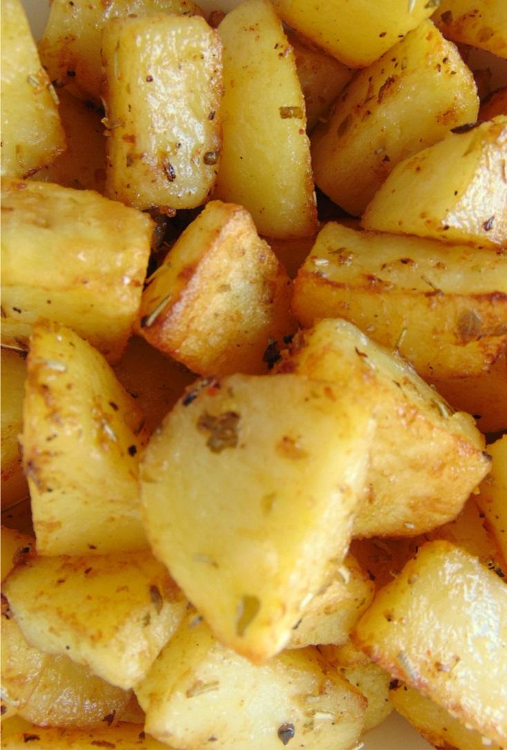 Patatas especiadas al horno paso a paso