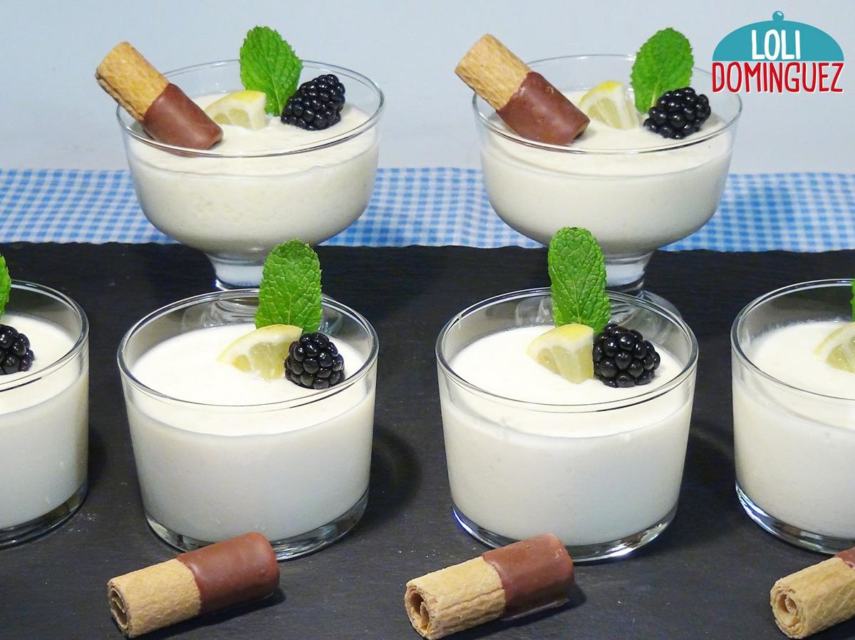Receta Mousse de limón (SIN HUEVO) No creerás lo fácil, rápido y rica que está