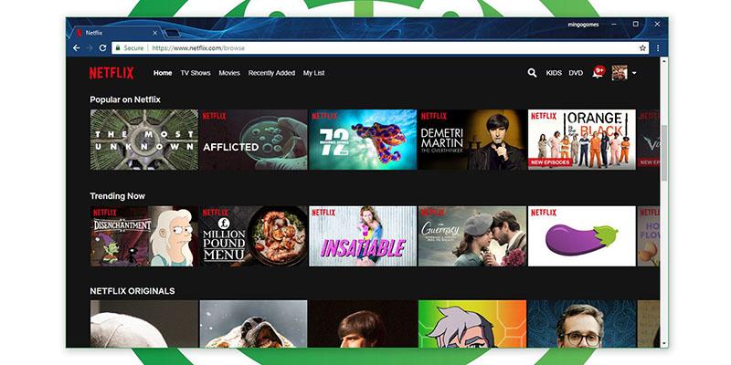 Páginas para ver Películas Online - Netflix