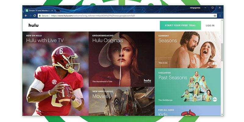Páginas para ver Películas Online - Hulu
