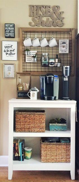 23 Ideas para hacer tu propio coffee bar casero