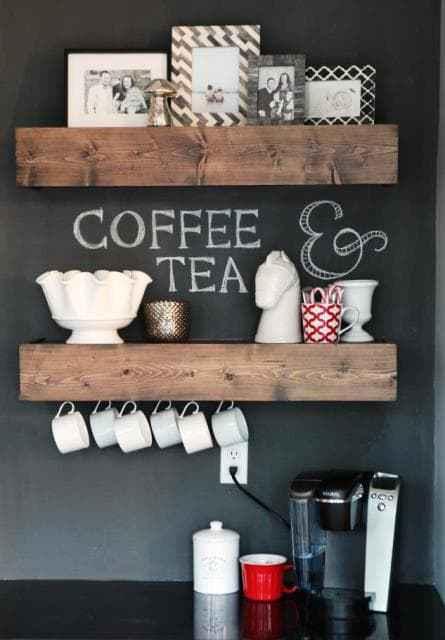 23 Ideas para hacer tu propio coffee bar casero