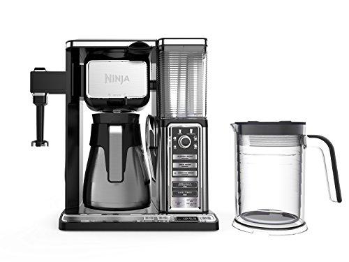 Ninja Coffee Bar Auto-iQ Programmable Coffee Maker with 6 Brew Sizes, 5 Brew Options, Milk Frother, Removable Water Reservoir, Stainless Carafe (CF097)