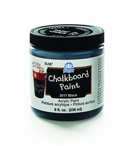 FolkArt Chalkboard Paint in Assorted Colors (8-Ounce), 2517 Black