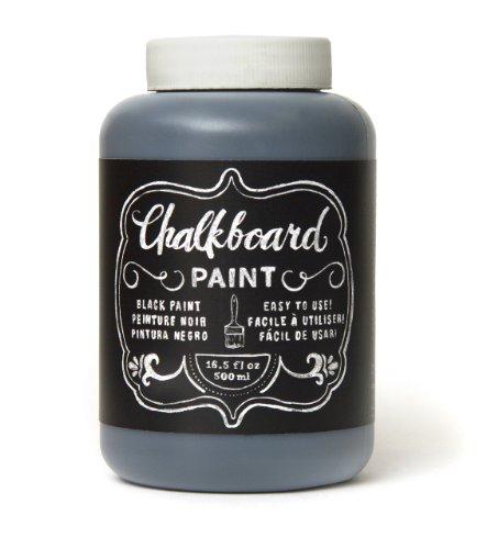 American Crafts DIY Shop Chalkboard Paint 16.5 ounces, Black (366867)