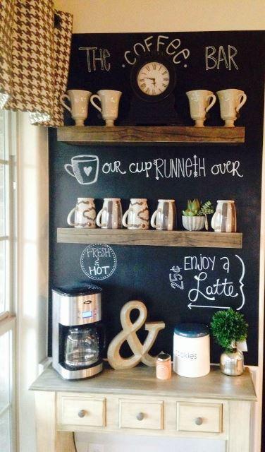 23 Ideas para hacer tu propio coffee bar casero