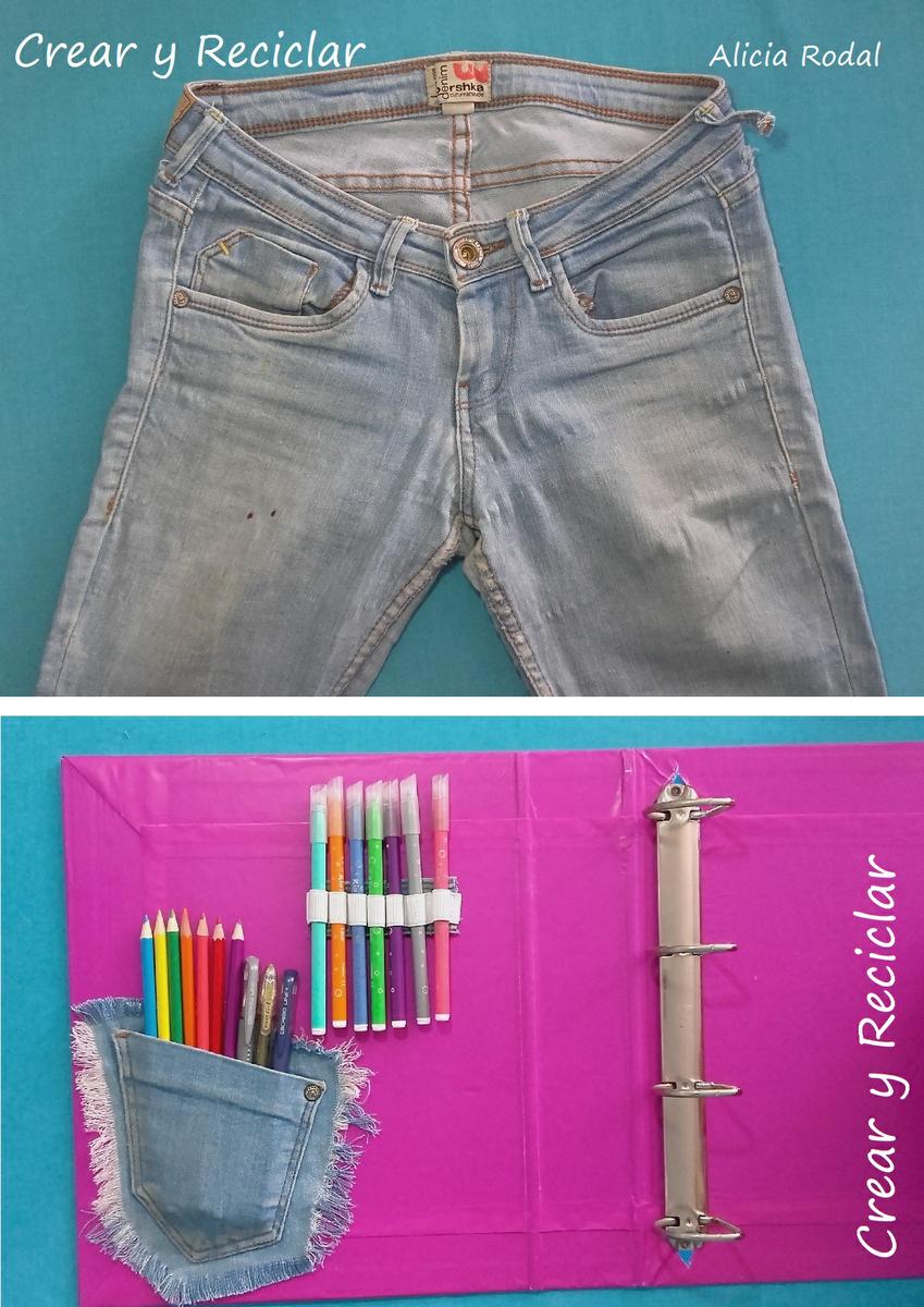 Decorar una CARPETA estilo universitario con reciclaje DIY