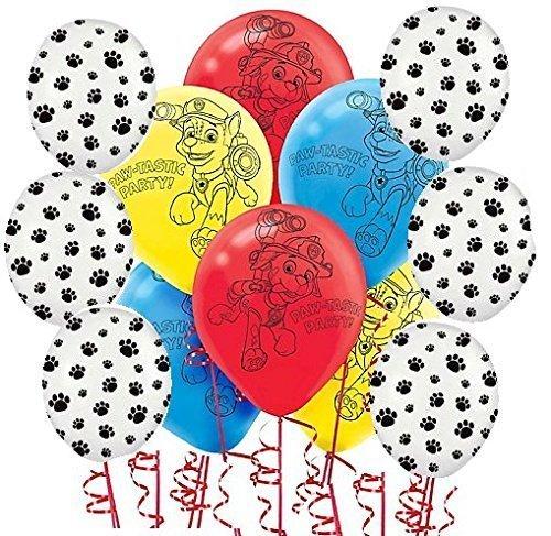 BirthdayExpress Paw Patrol and Paw Print Balloons Kit