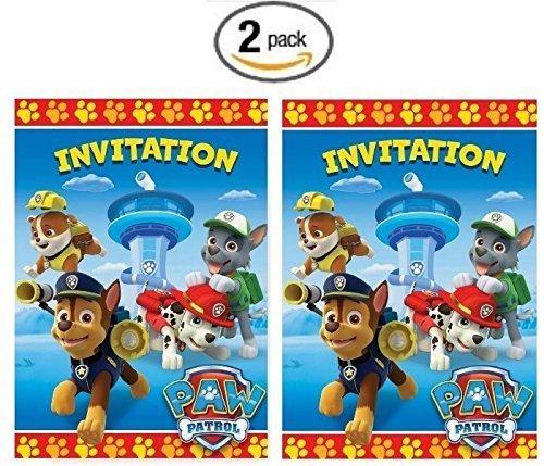 PAW Patrol Party Invitations, 16ct
