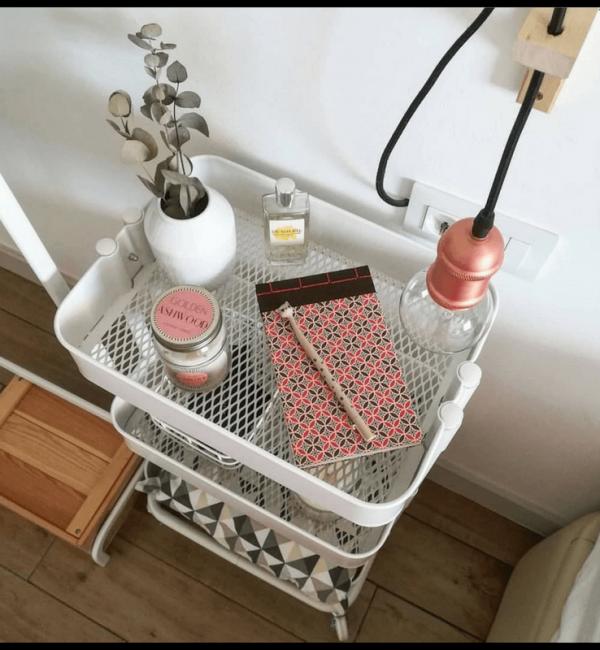 carro-de-cocina-raskog-de-ikea-para-dormitorio