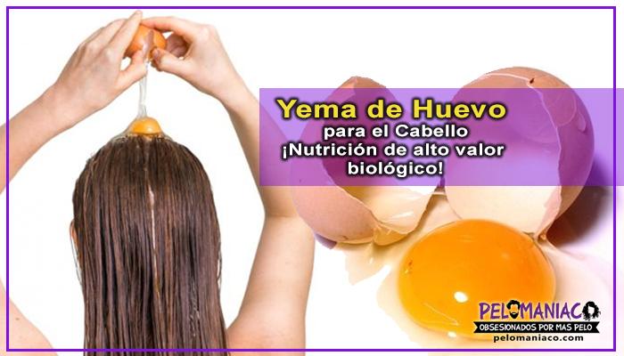 yema de huevo para el cabello remedio casero