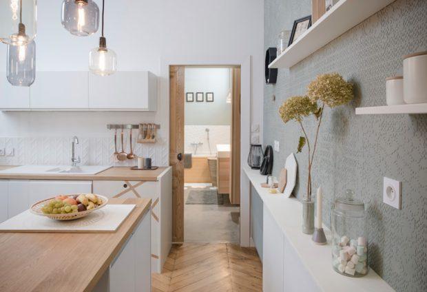 de la cocina al dormitorio