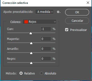 correcion selectiva color