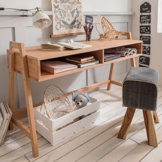 decoralinks | escritorio con espacio para guardar