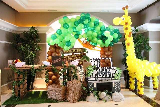 decoracion de safari fiesta infantil