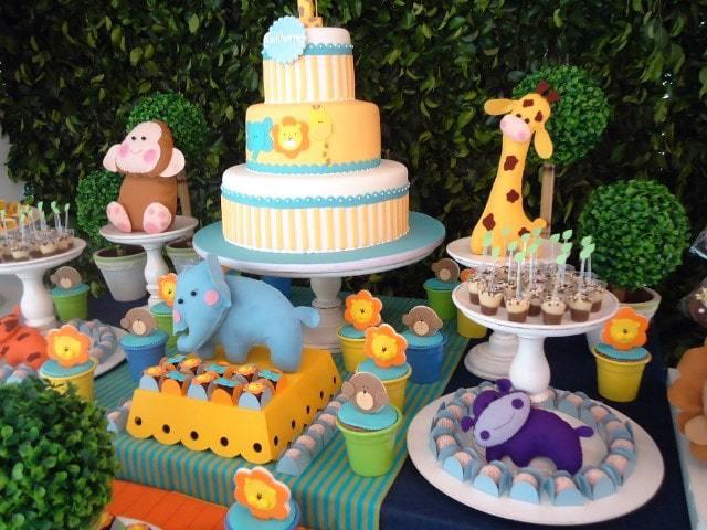 candy bar de animales de la selva