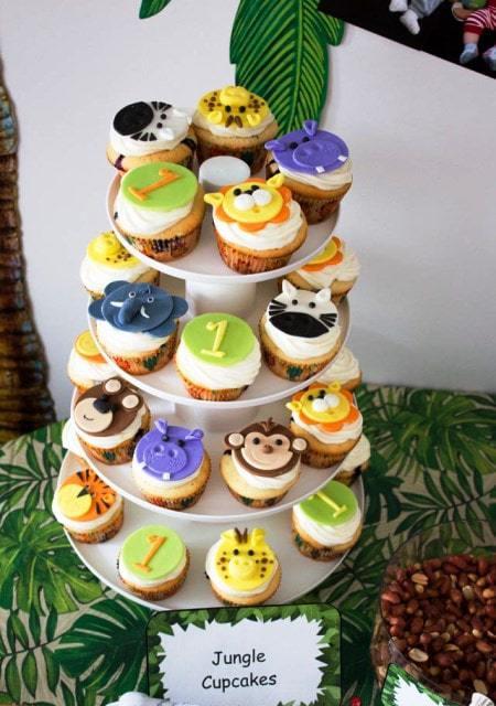 candy bar de animales de la selva